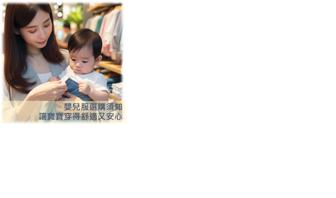 嬰兒服選購須知,讓寶寶穿得舒適又安心.jpg 嬰兒服選購須知,讓寶寶穿得舒適又安心.jpg